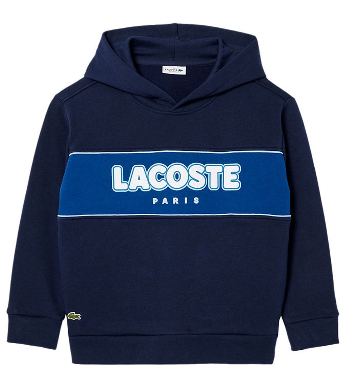 Lacoste Hættetrøje - Navy/Globe