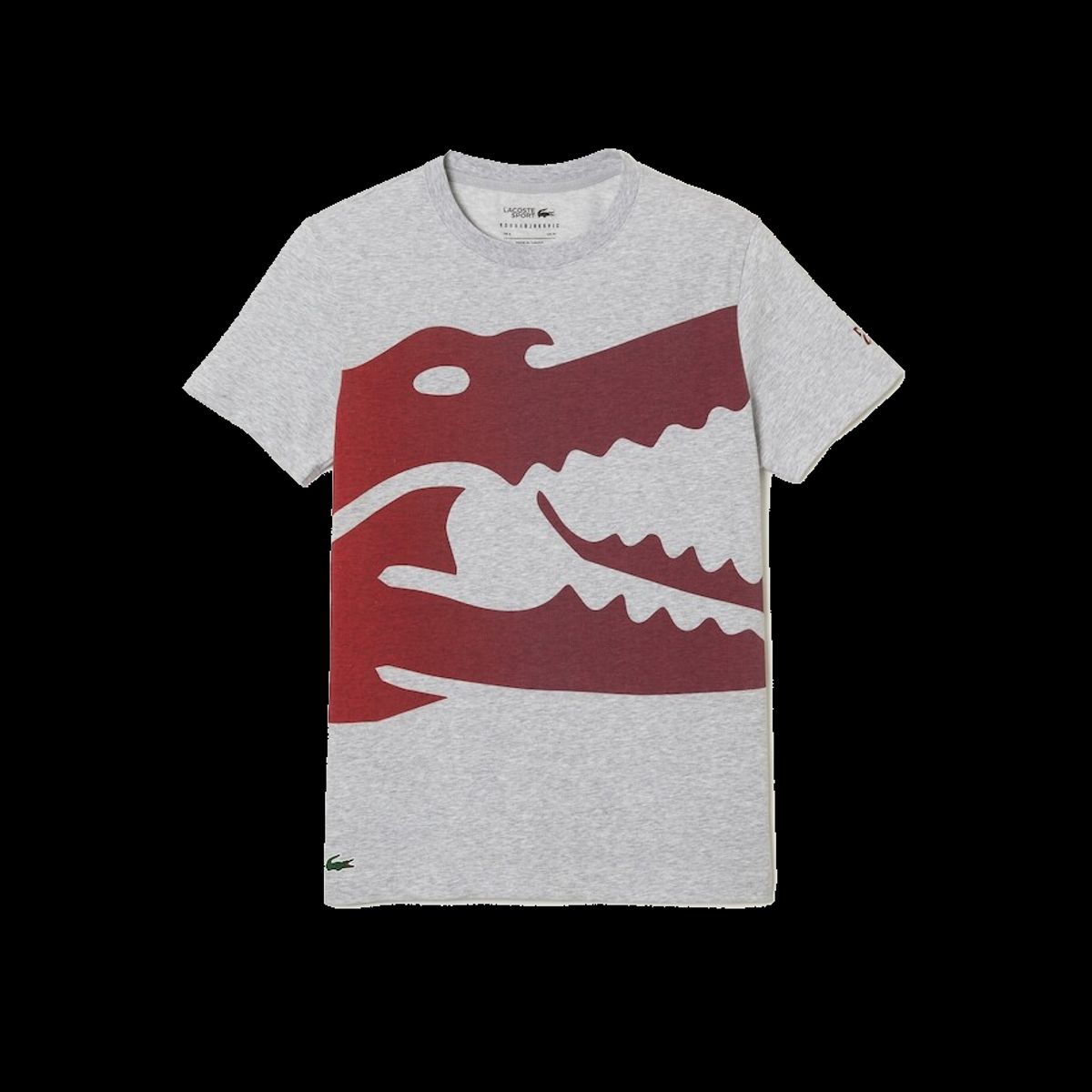 Lacoste Novak Djokovic T-shirt Silver Chine