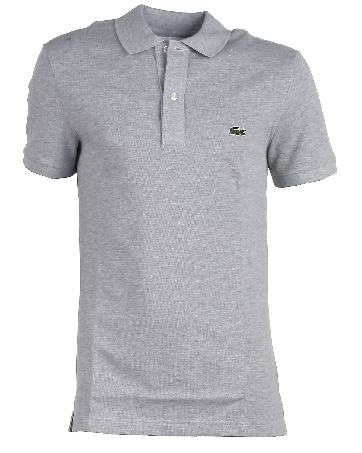 Lacoste polo t-shirt s/s, grey - 140 - 10år