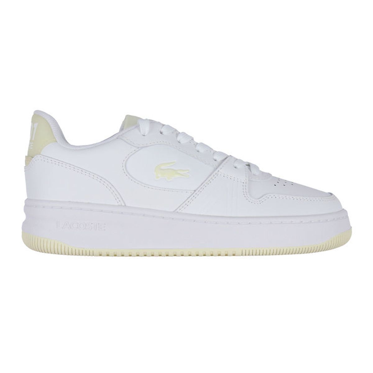 Lacoste sko - L001 Set 125 - Wht/LT YLW