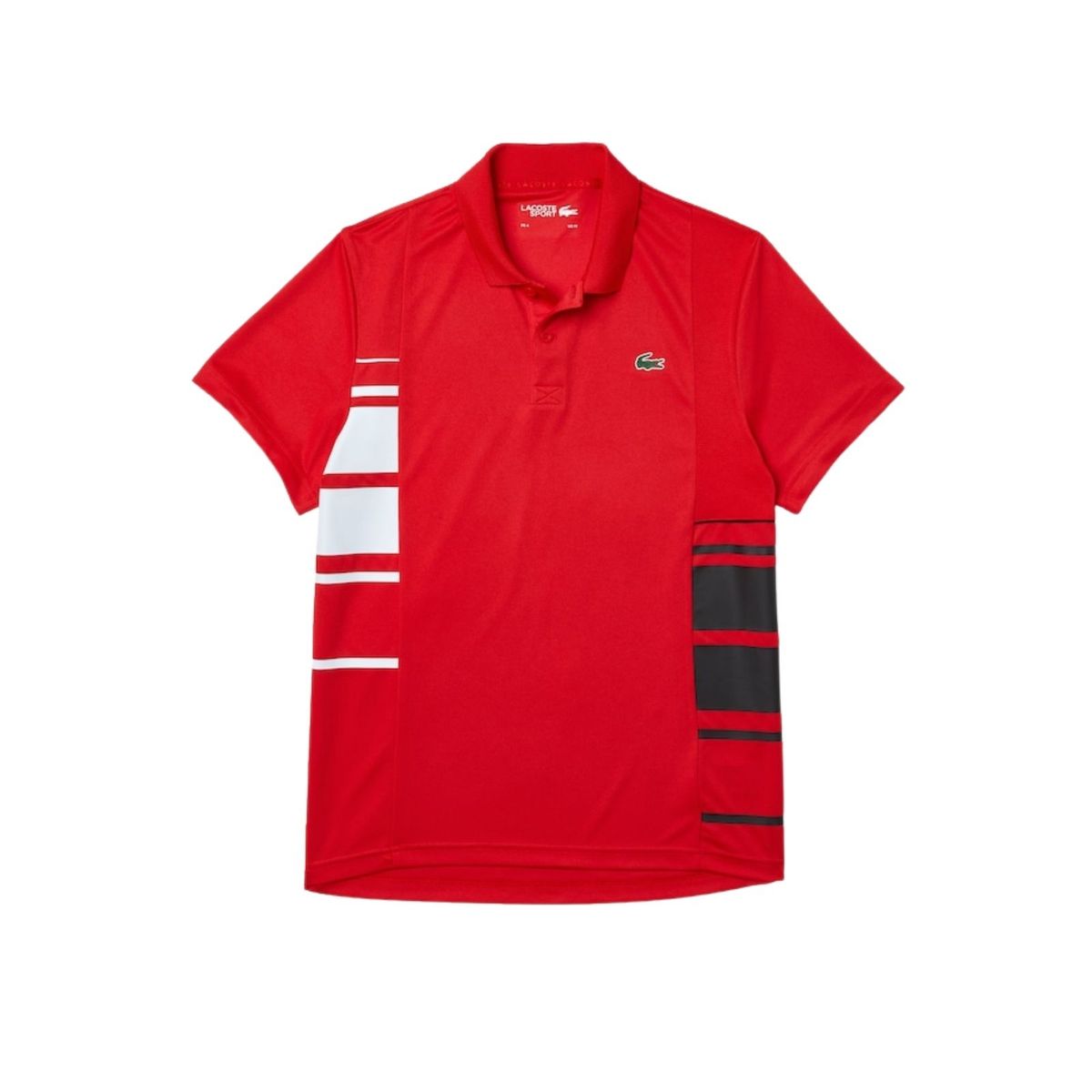 Lacoste Sport Colour-Block Piqué Polo Red