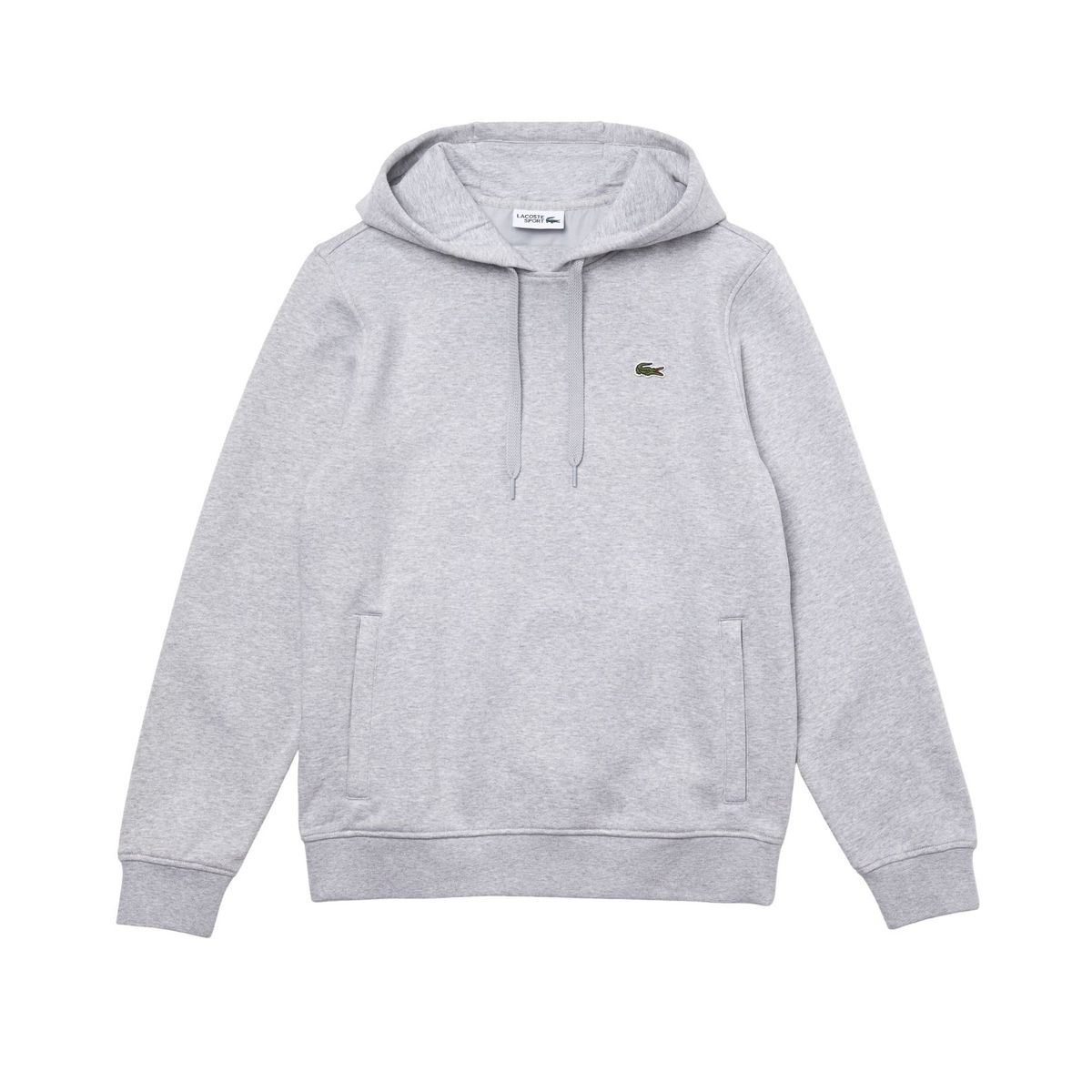 Lacoste Sport Fleece Hoodie Grey