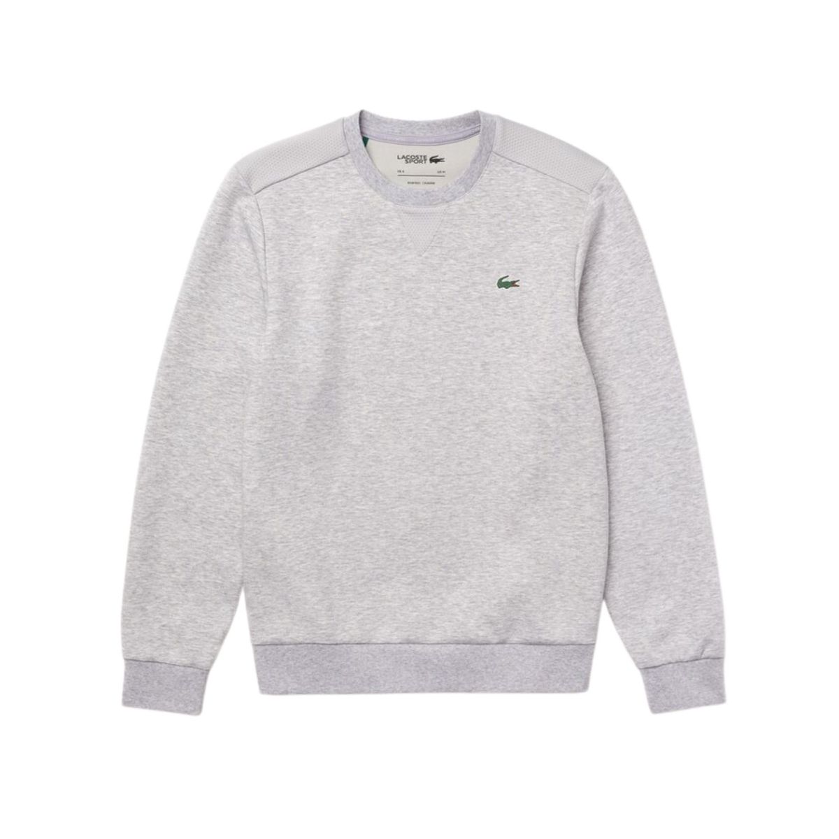 Lacoste Sport Mesh Panels Sweatshirt Grey