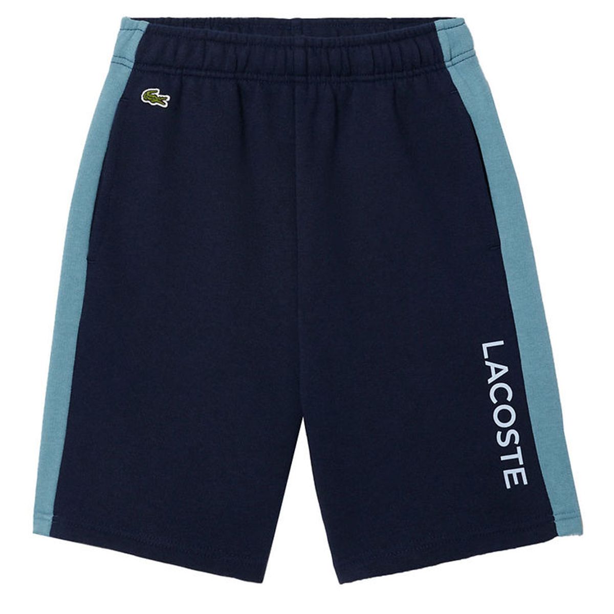 Lacoste Sweatshorts - Navyblå/Limestone m. Logo