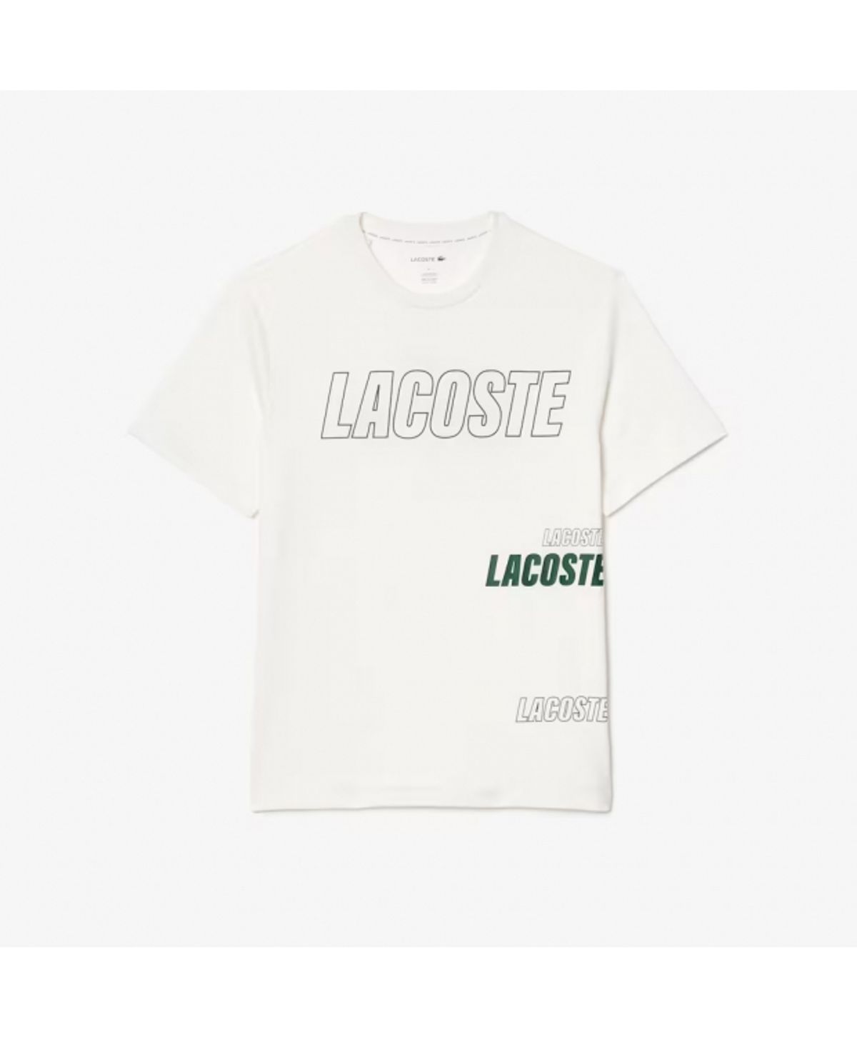 Lacoste T-shirt i Hvid til Herre (Relaxed Fit)