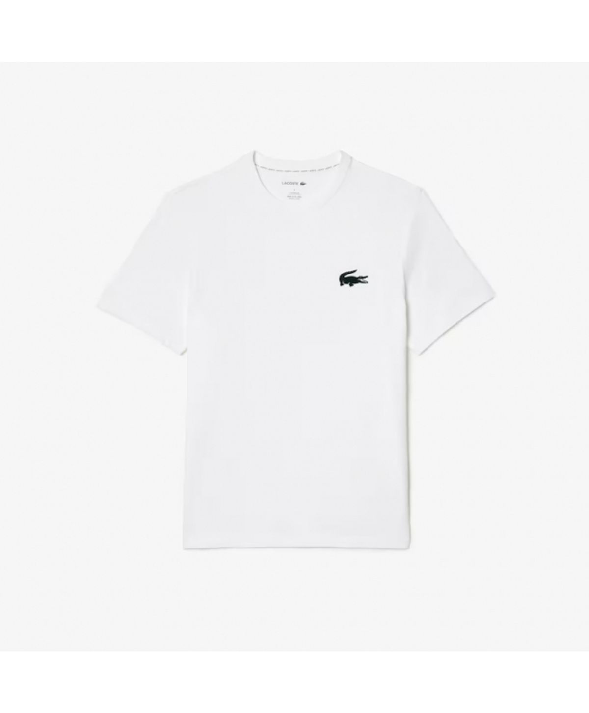 Lacoste T-shirt i hvid til herre (Relaxed Fit)