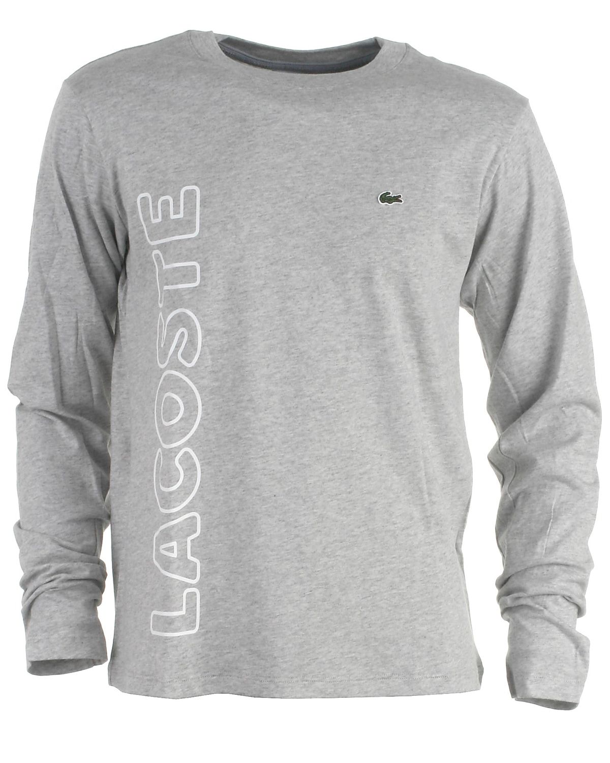 Lacoste t-shirt l/s, grey - 152 - 12år