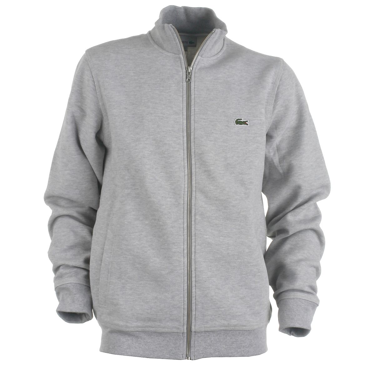 Lacoste zip sweat, grey - 182 - M+ - 38