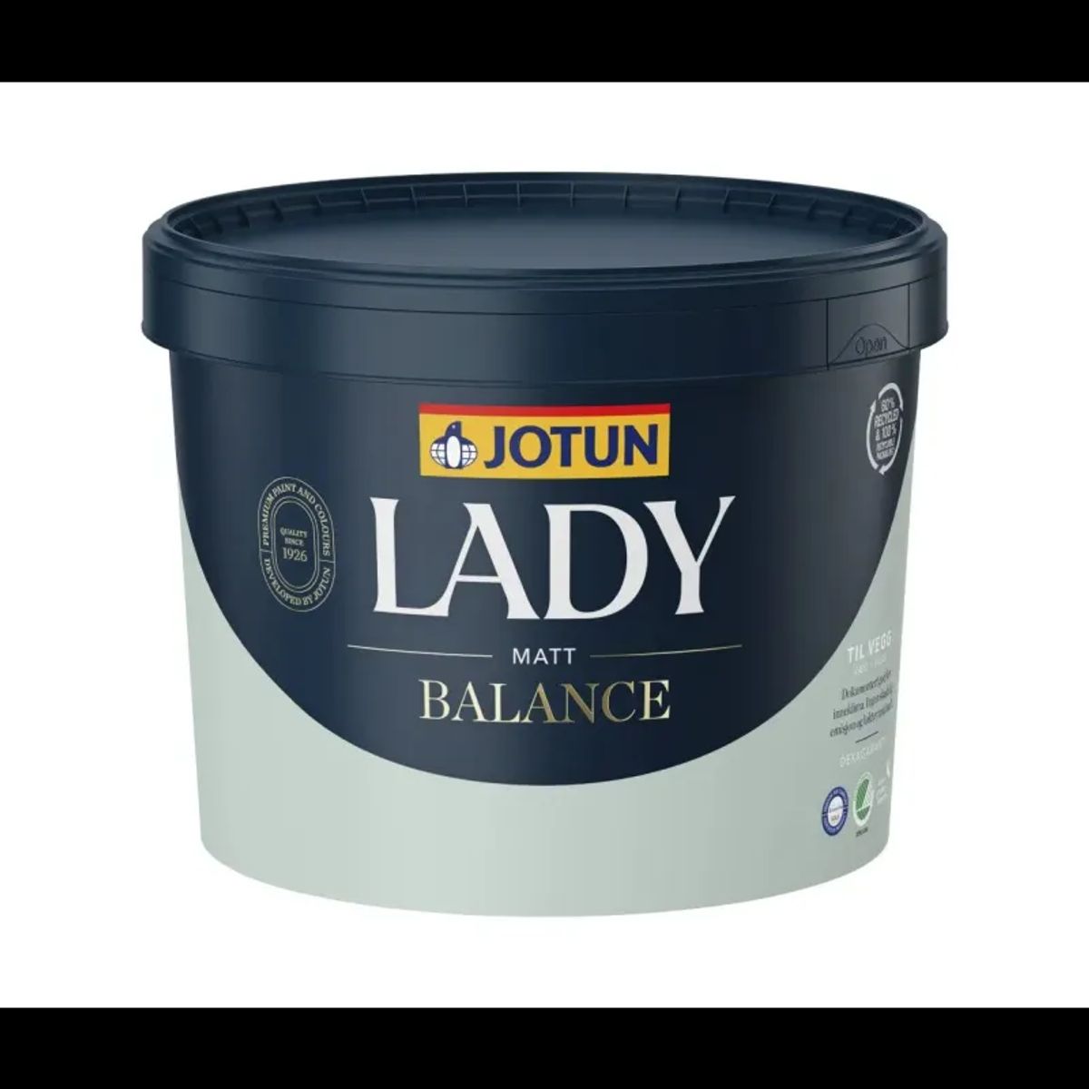 Lady Balance Hvid 9lt