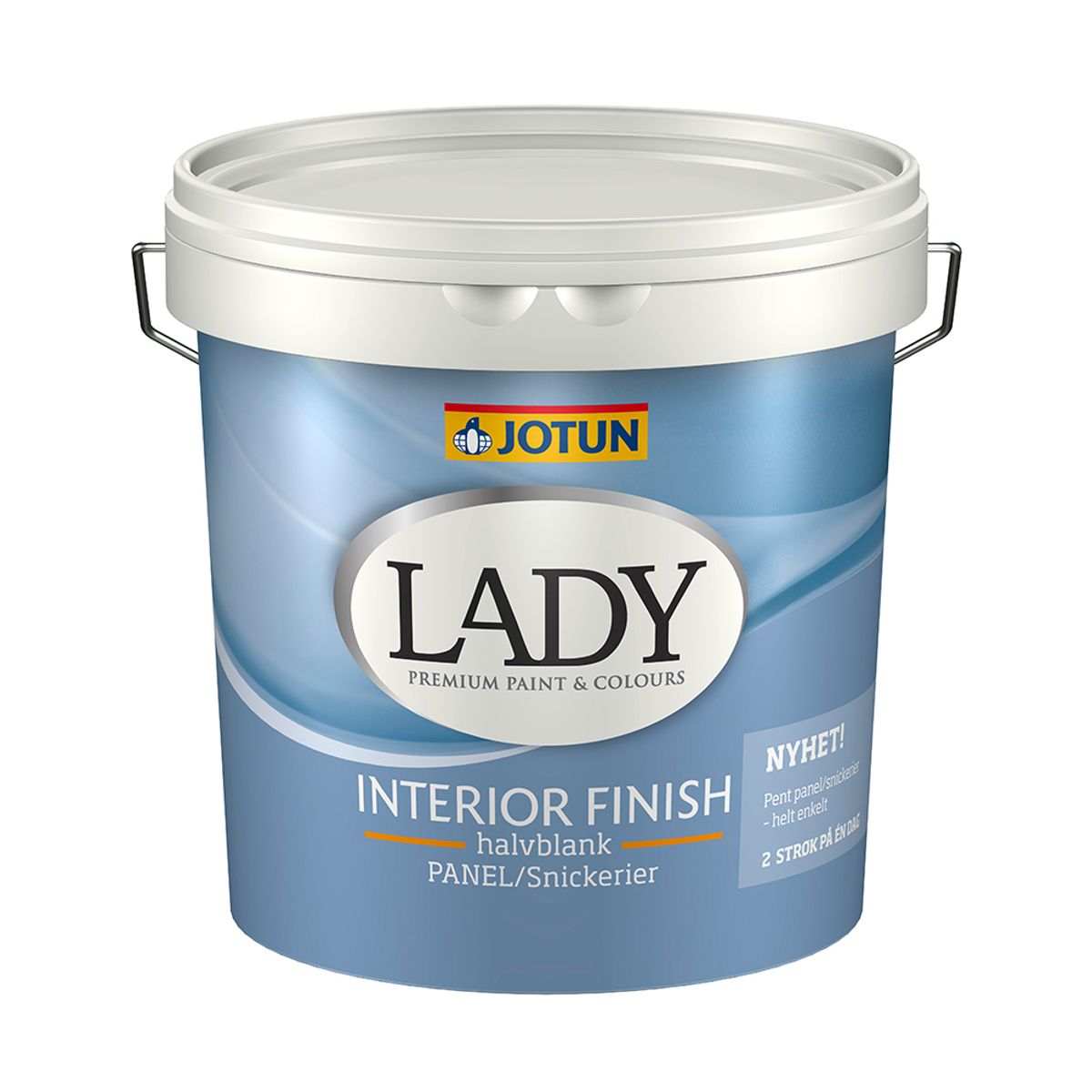 Lady Interior Finish Halvblank 40 - Træmaling 2,7 L