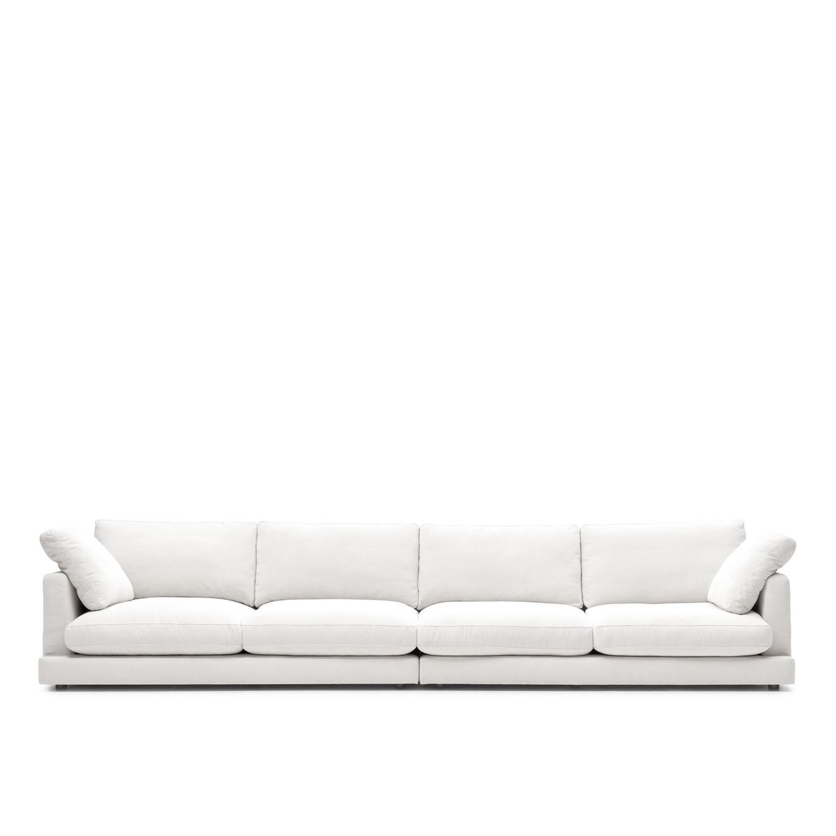 LAFORMA Gala 6 pers. sofa - hvid stof (390cm)