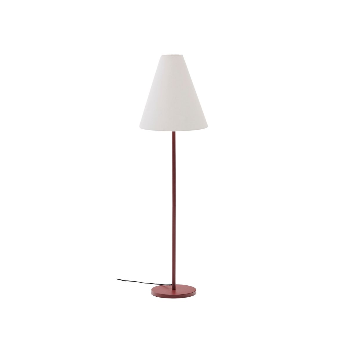 LAFORMA Navat gulvlampe med metalfod i terracotta-malet finish