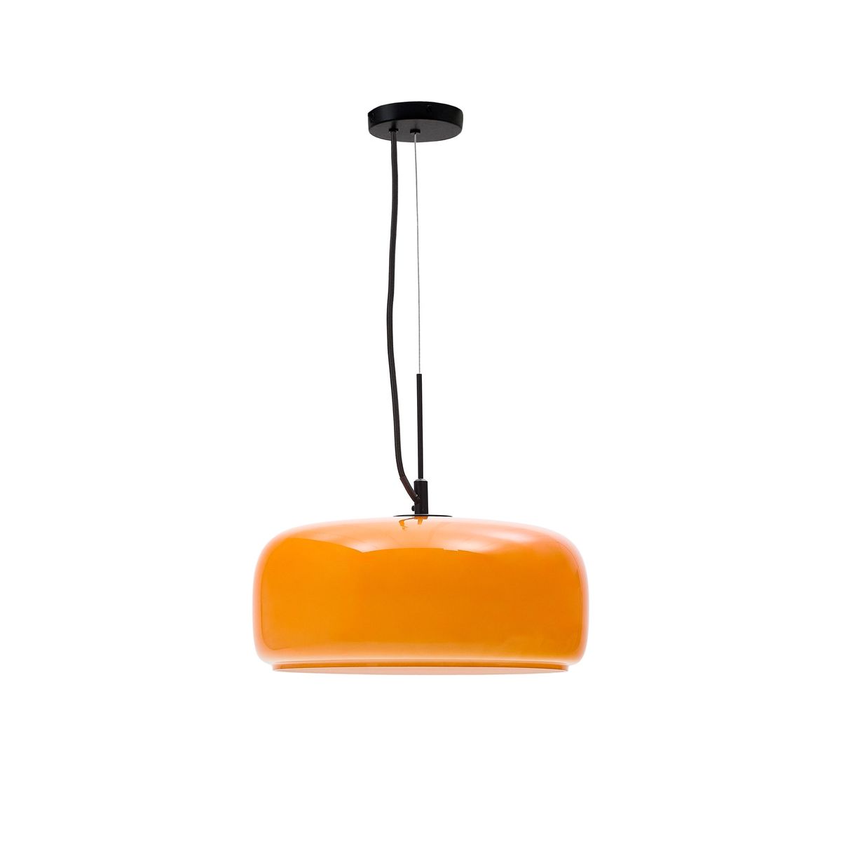 LAFORMA Reig orange glas loftslampe, Ã 38 cm