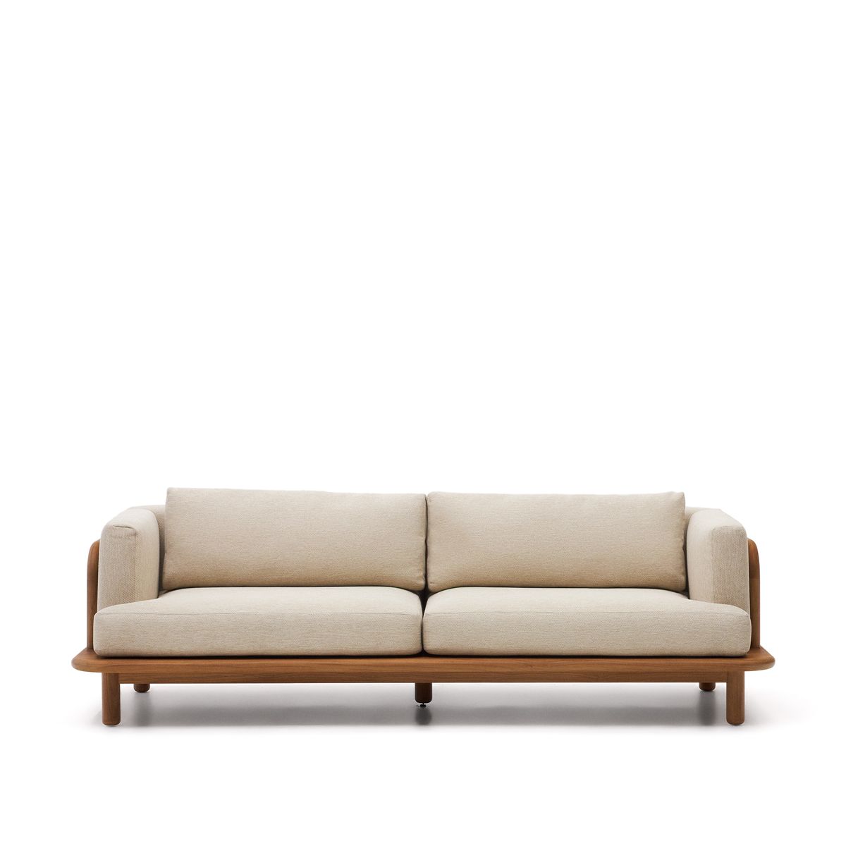 LAFORMA Turqueta 3 pers. sofa - natur teaktræ (230cm)