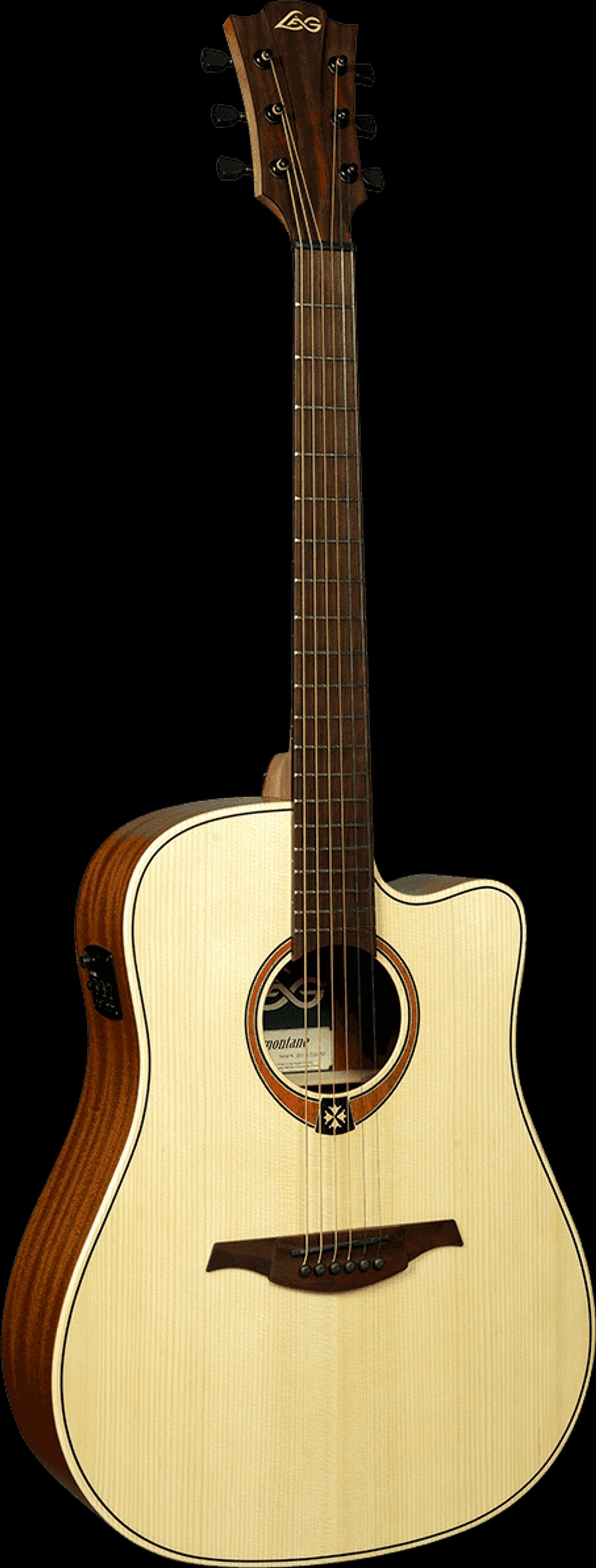 Lag T70DCE Dreadnought Cutaway Electro Natur