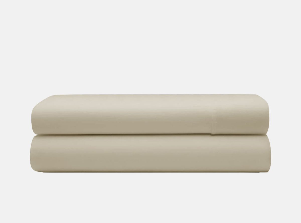 Lagen i premium bomulds-flannel, taupe 260 x 250 cm