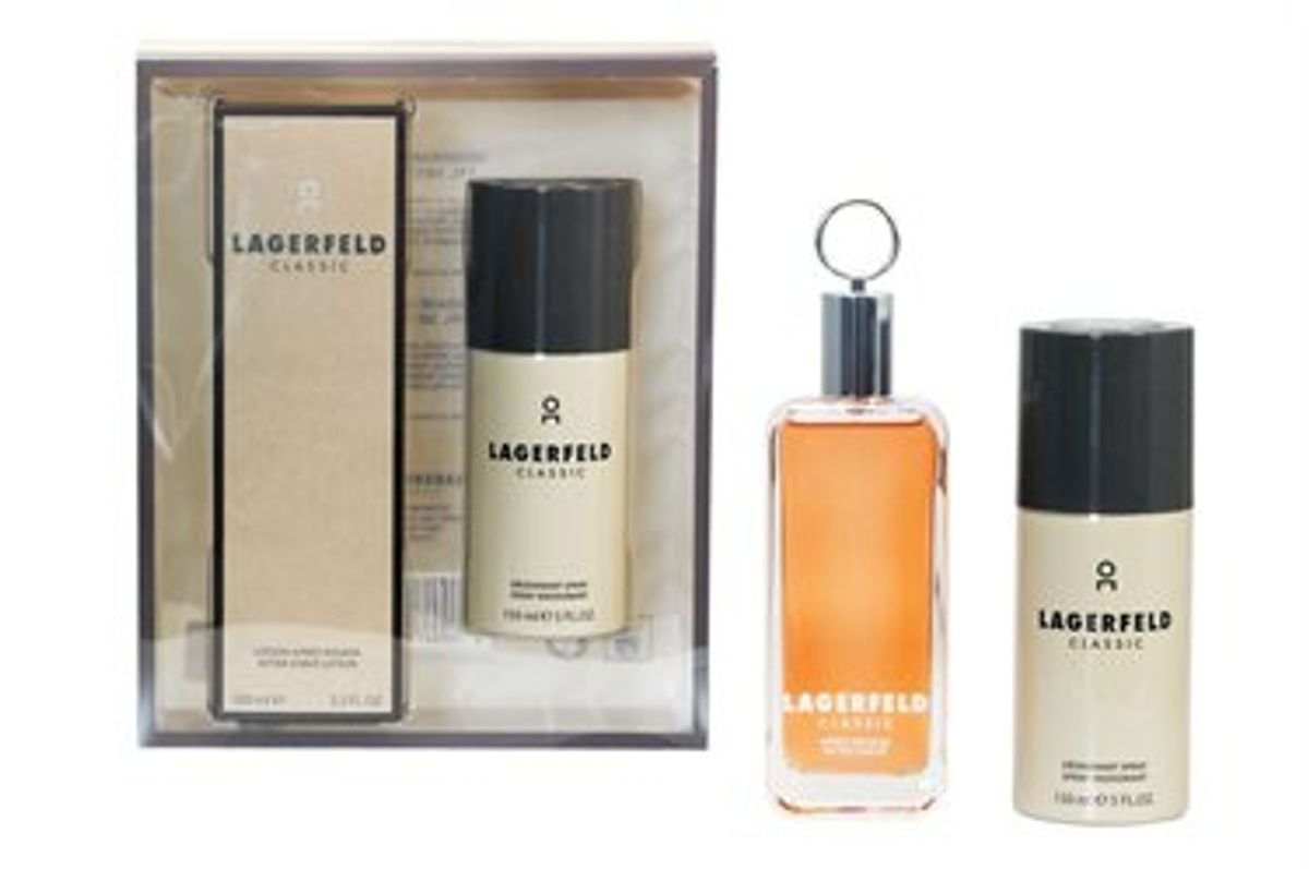 Lagerfeld Classic Aftershave 100 ml og Deodorant Spray 150 ml Gavesæt