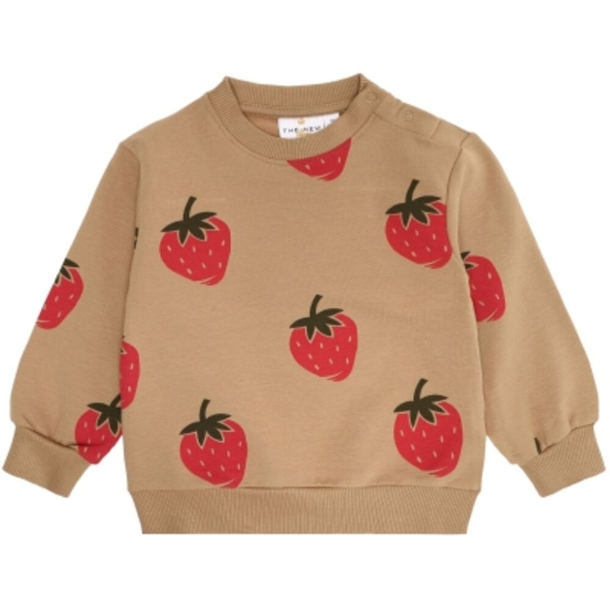 Lagora Sweatshirt - Tannin Big Strawberry AOP - 80