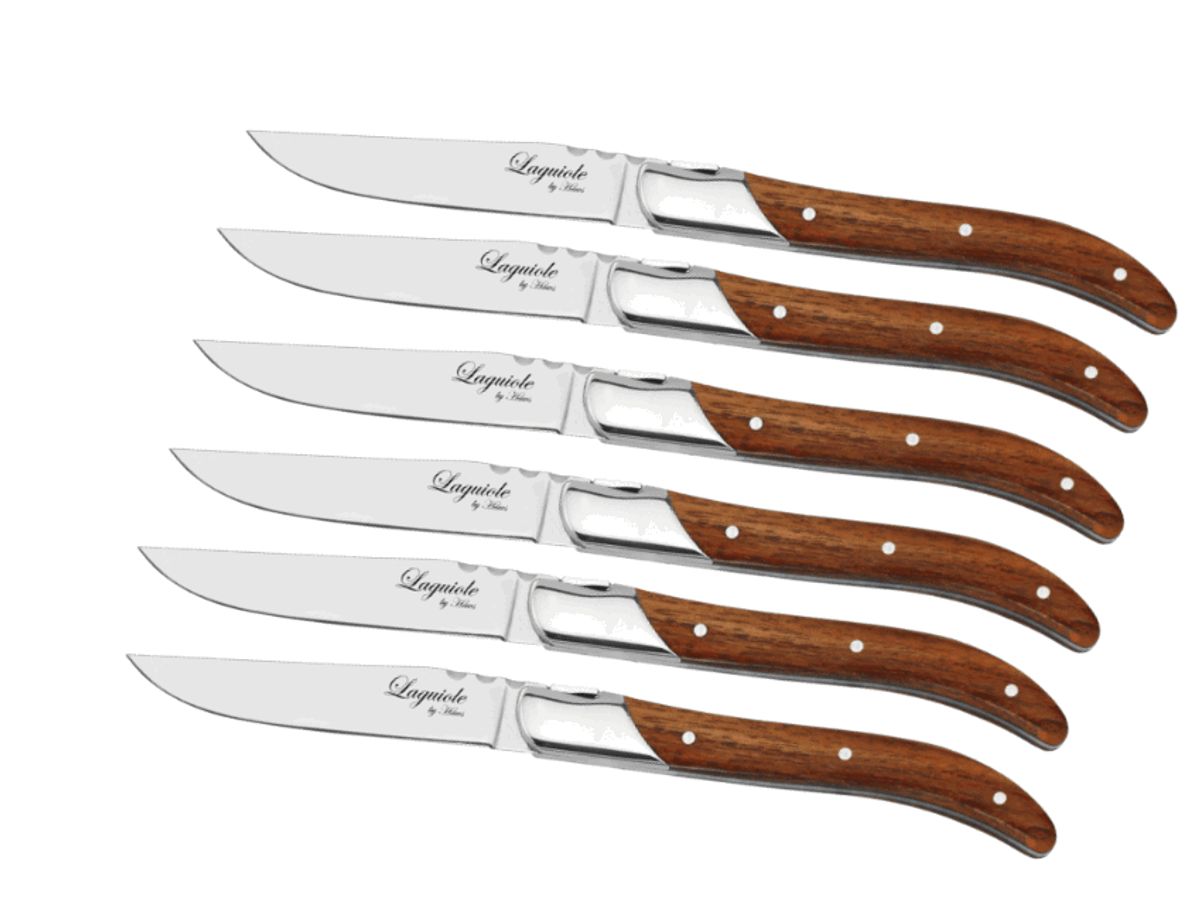 Laguiole Steakknive Rosewood 6 Stk.