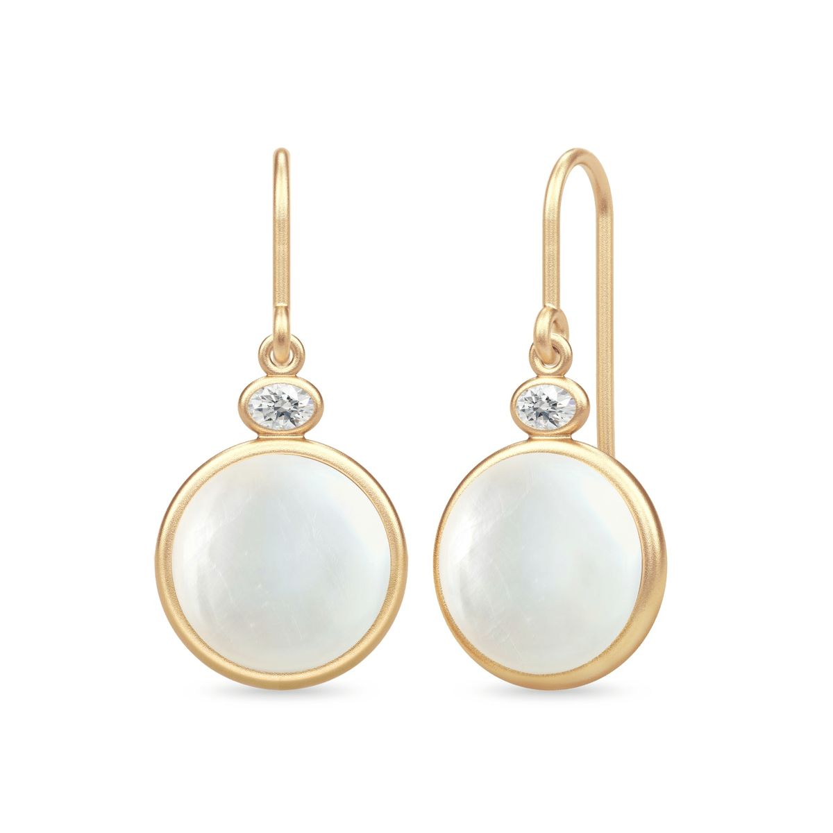 Laguna Earrings White Mother of Pearl