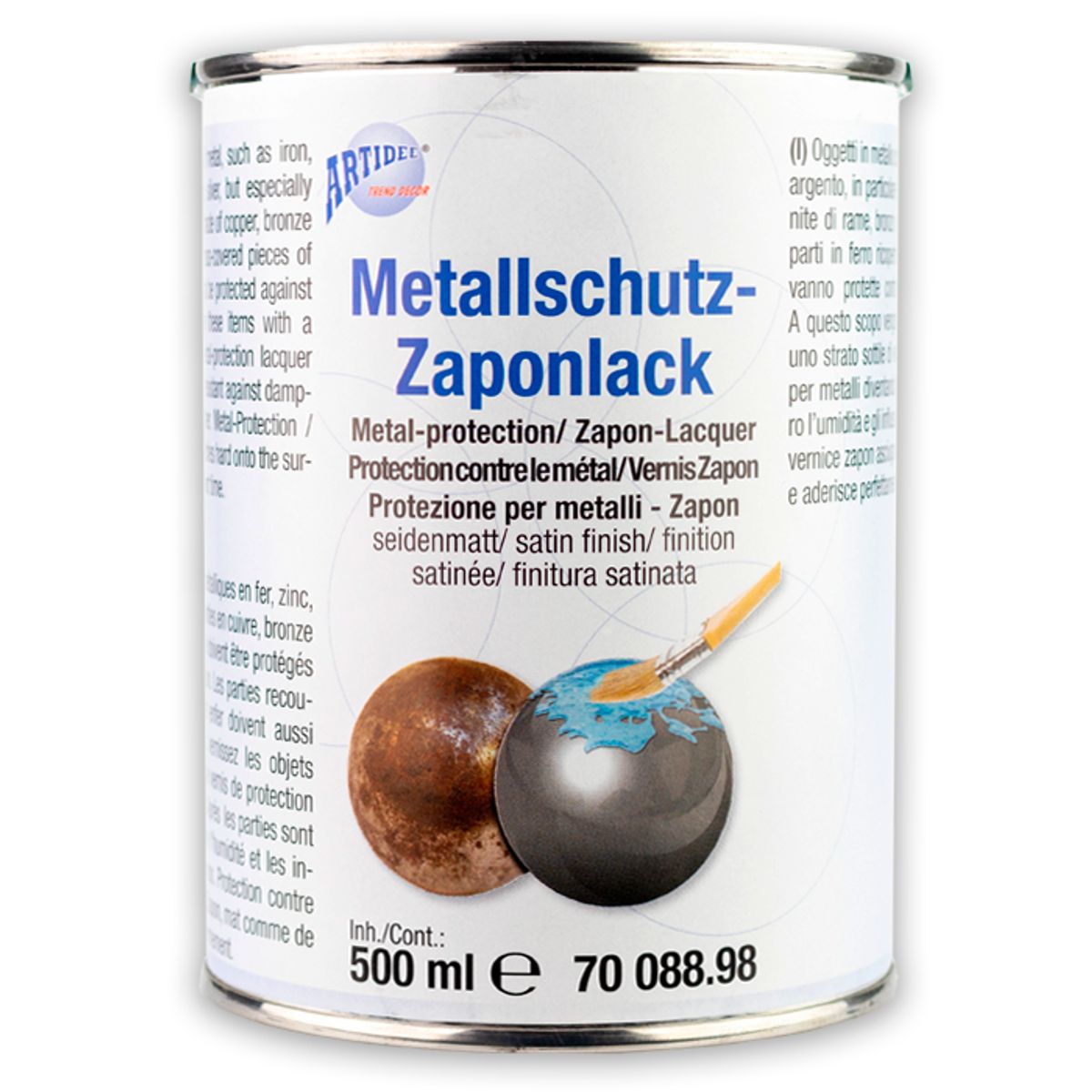 Lak / Metalbeskyttelse - Zapon 500 ml