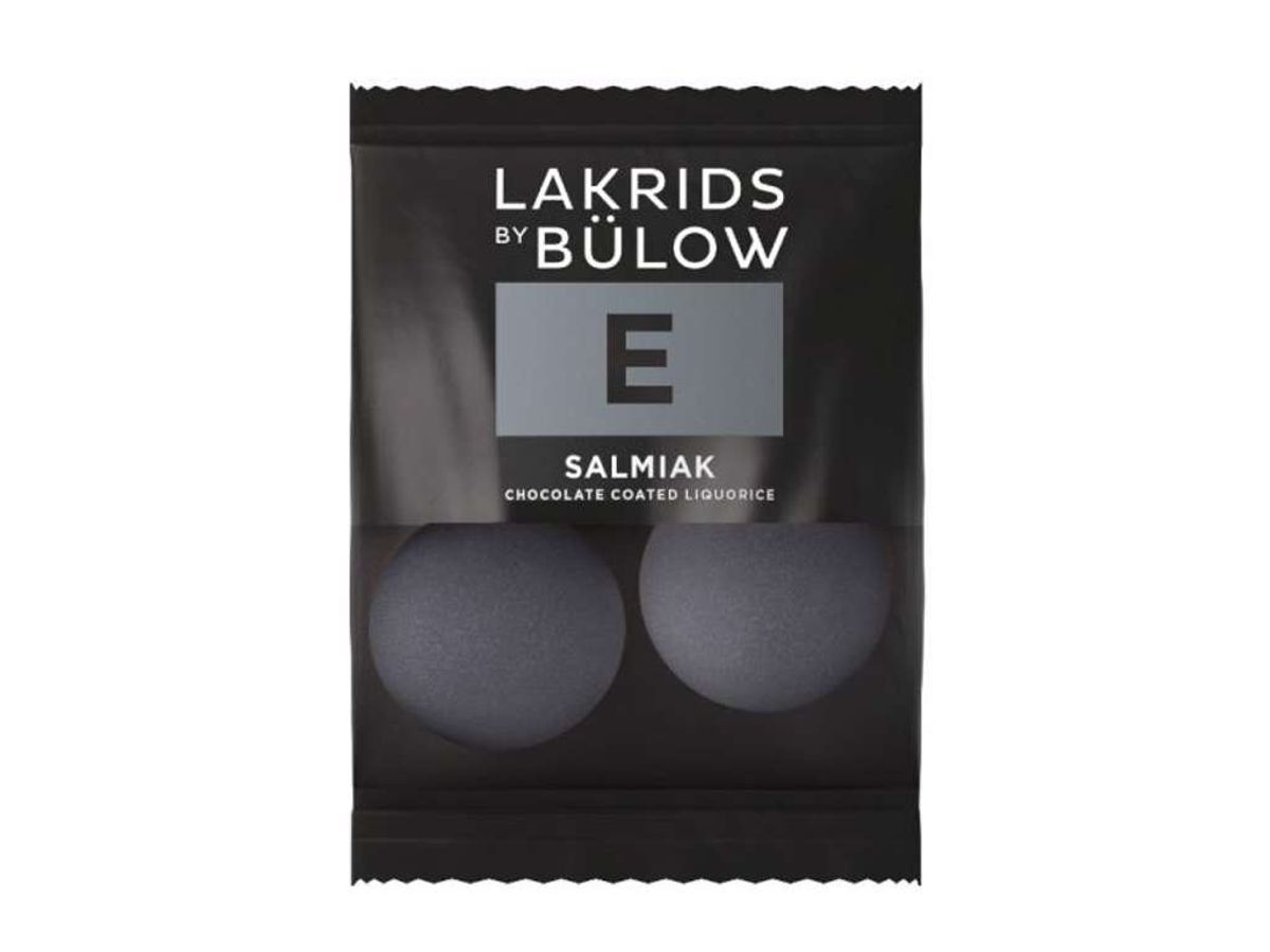 Lakrids by Bülow E | Salmiak | Flowpack | 250 Poser