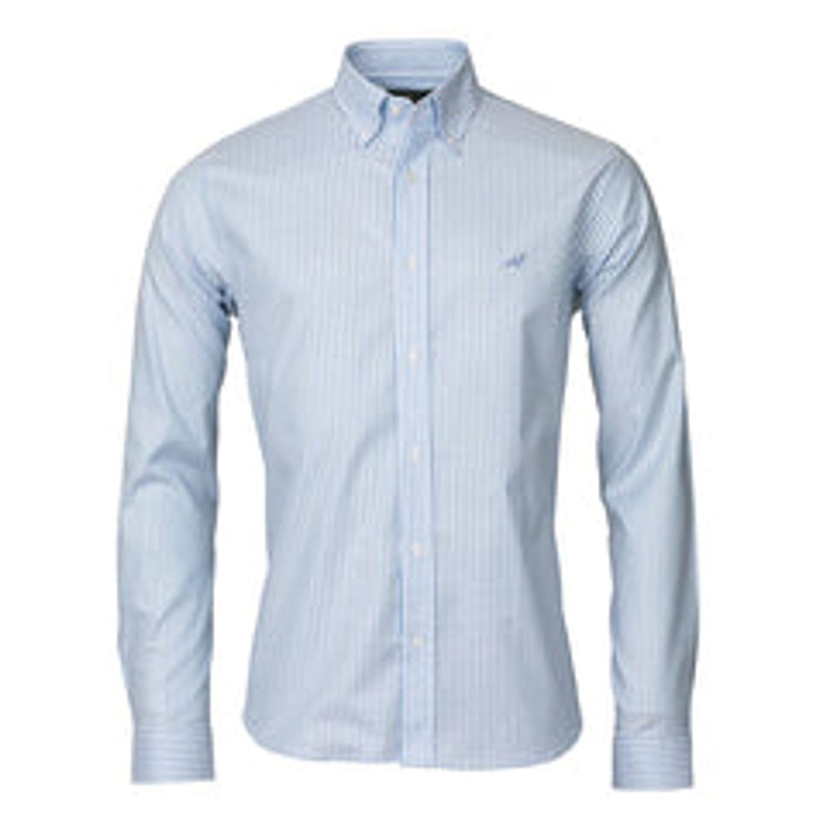 Laksen - Eton 100% Oxford Cotton Skjorte - Sky Blue