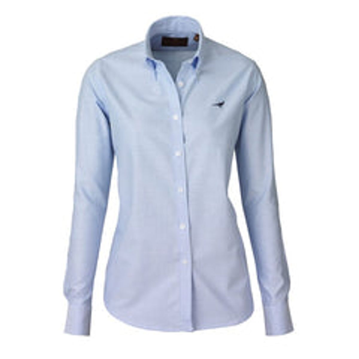 Laksen - Notre Dame Oxford Skjorte, Dame - Light Blue