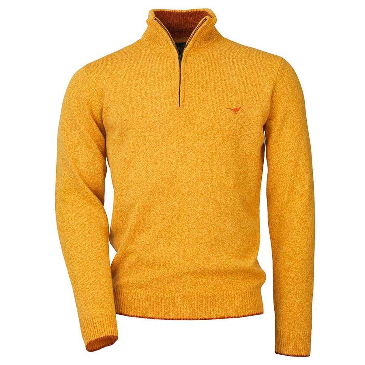 Laksen Sporting Brompton Zip Neck Gorse