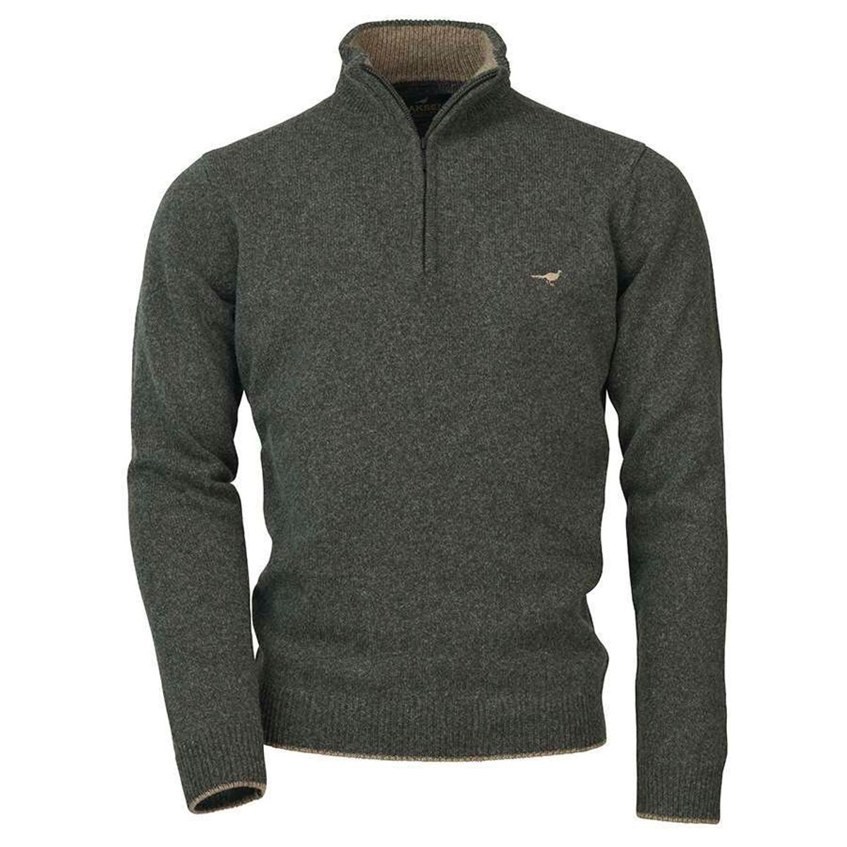 Laksen Sporting Brompton Zip Neck Loden