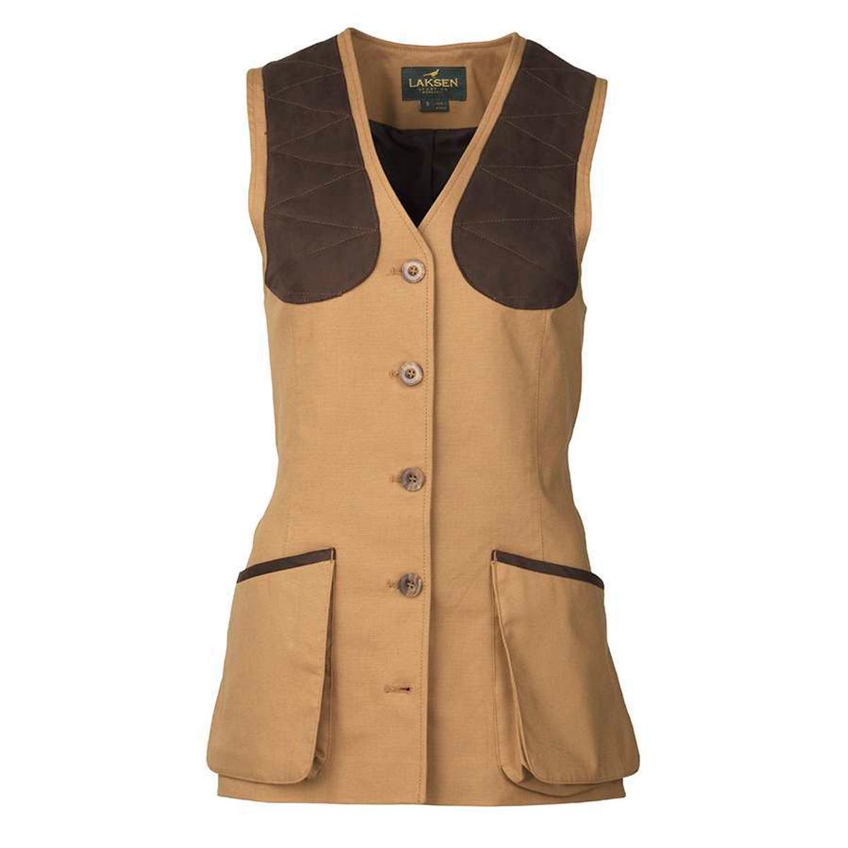 Laksen Sporting Cottonwoods Lady Beauly Skydevest Kamel