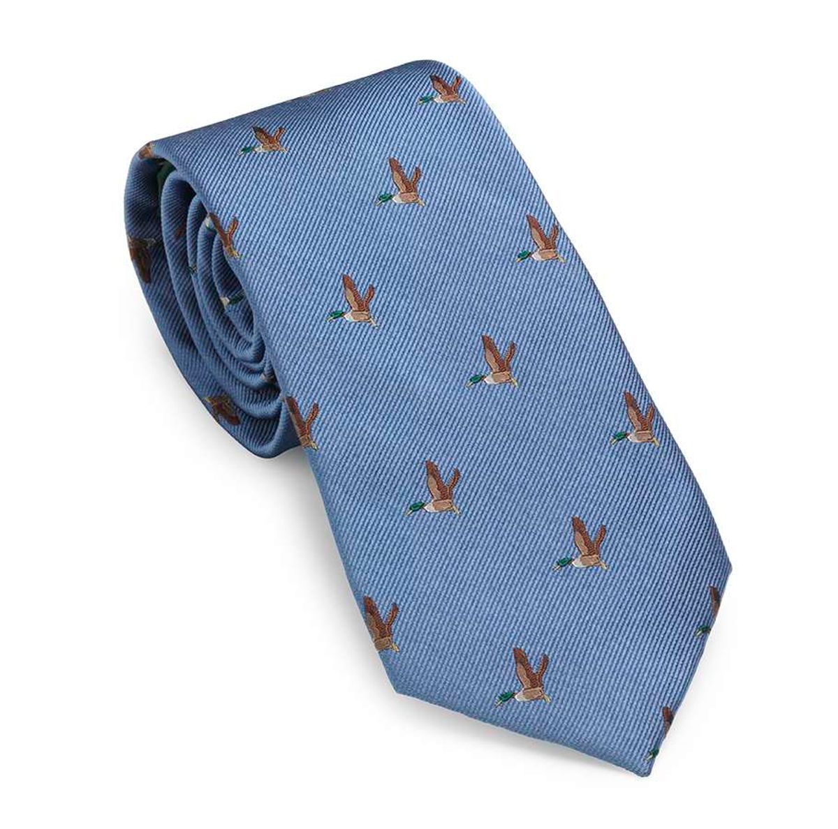 Laksen Sporting Flyvende And Cornflower Tie