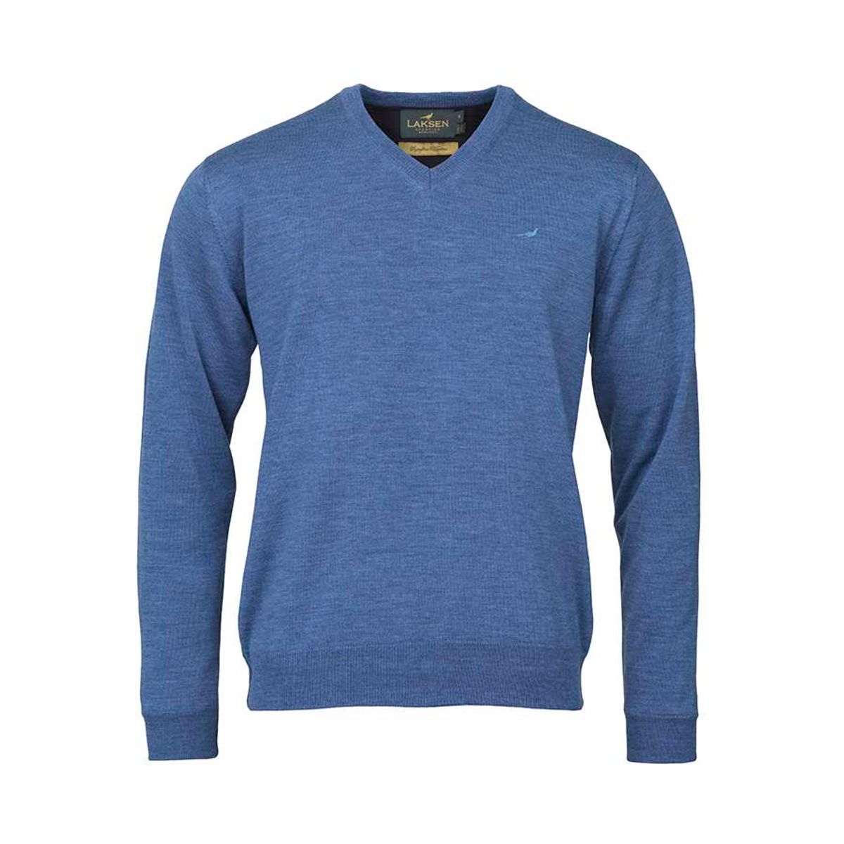 Laksen Sporting Grantham Windstopper V Neck Demin