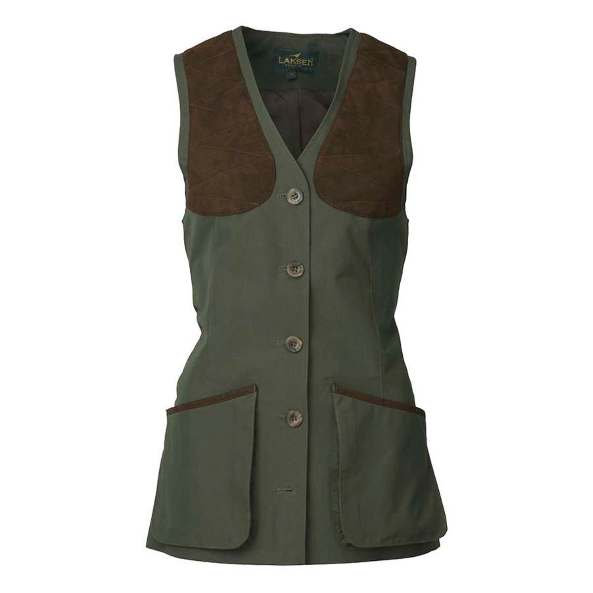 Laksen Sporting Typhoon Ladies Shooting Vest Olive