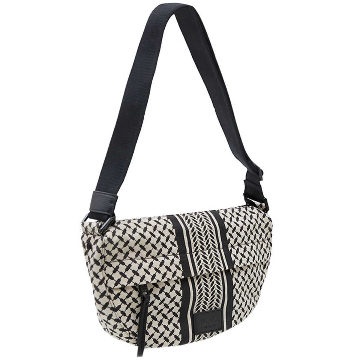 Lala Berlin Skuldertaske - Melly - Heritage Stripe Black