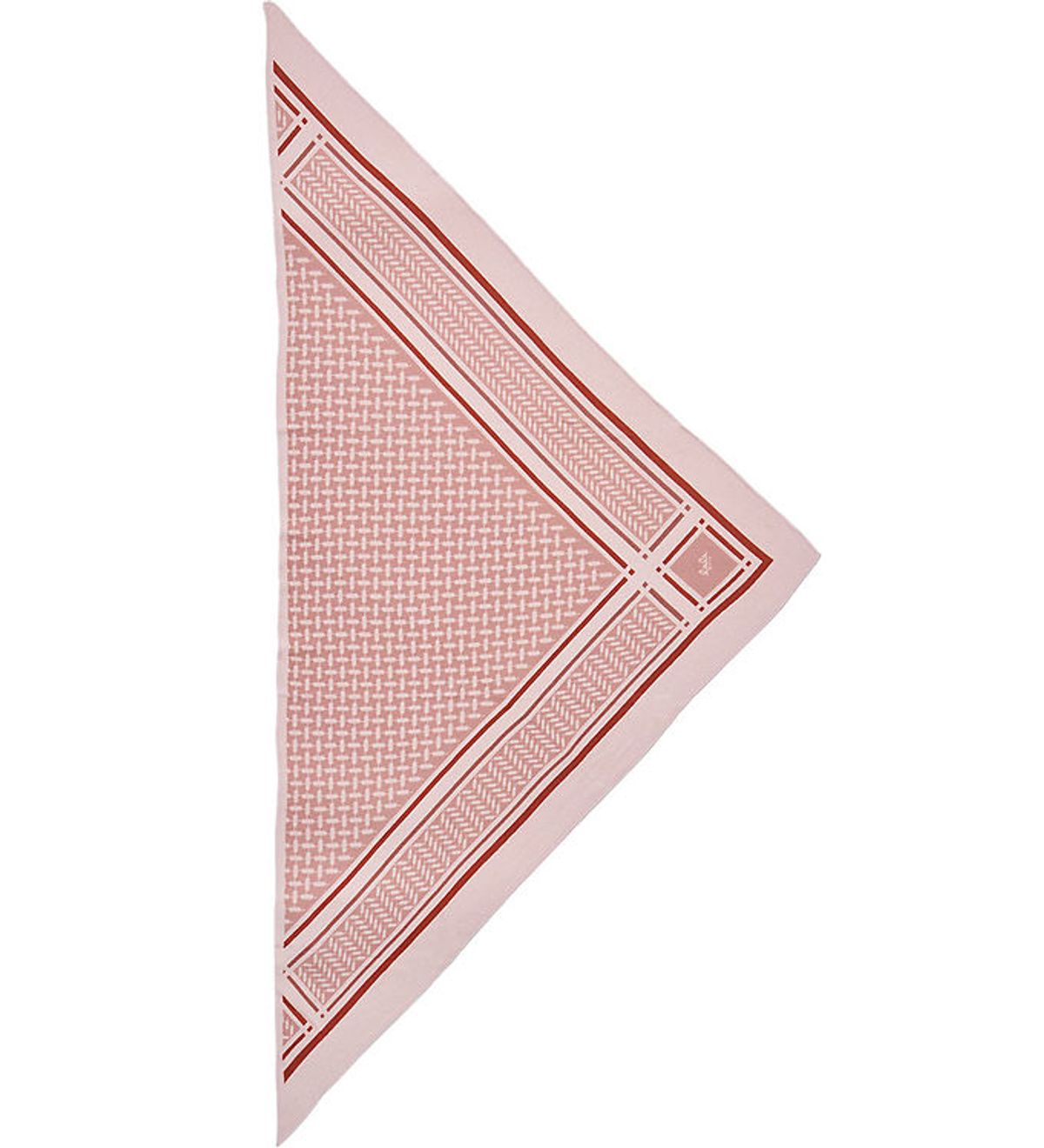 Lala Berlin Tørklæde - 162x85 - Triangle Trinity Neo M - Rose On