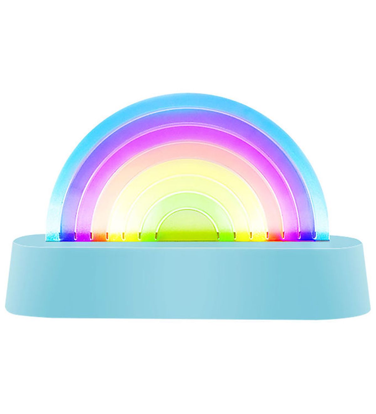 Lalarma Lampe - Dancing Rainbow - 18x11x4 cm - Blå