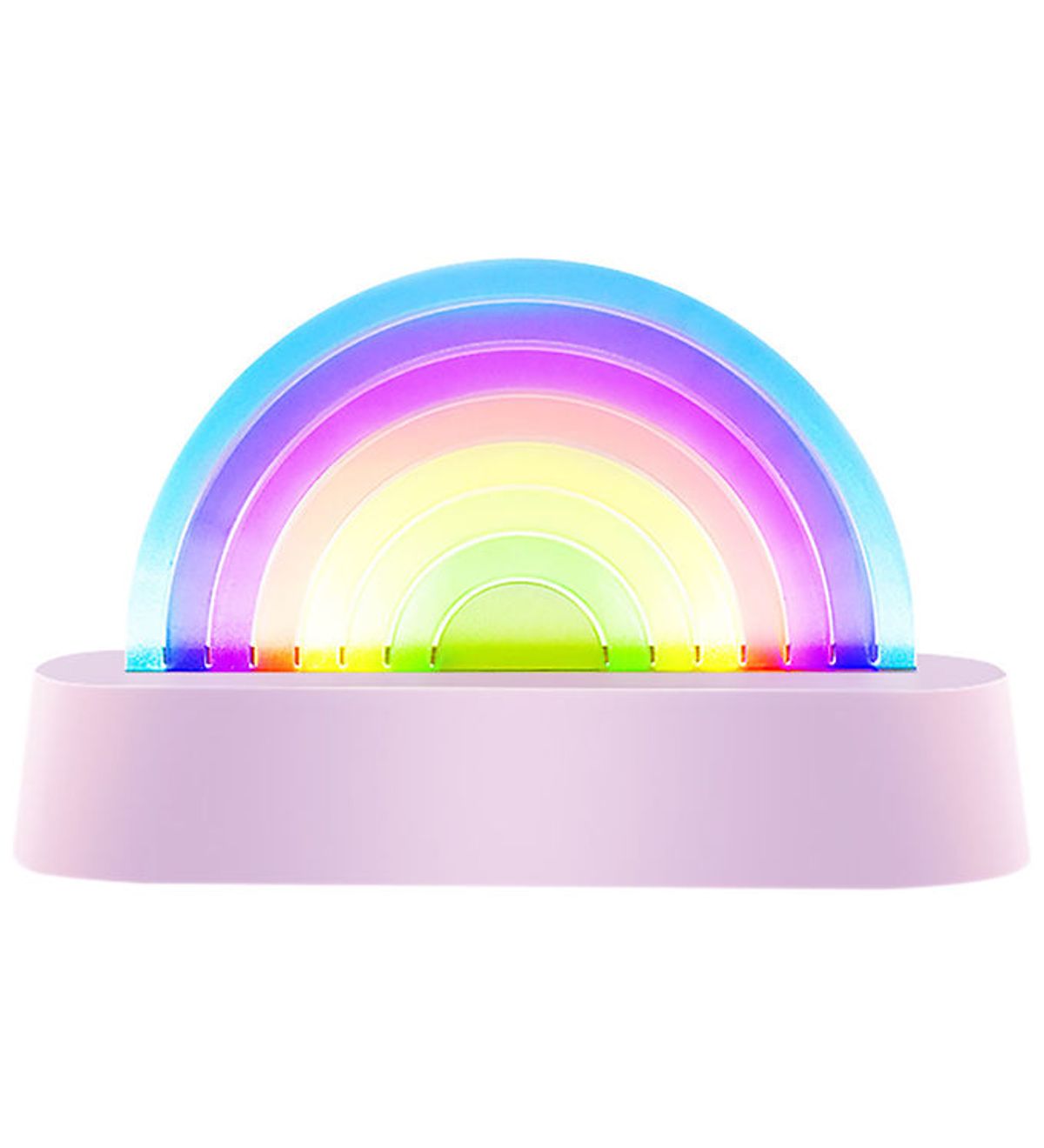 Lalarma Lampe - Dancing Rainbow - 18x11x4 cm - Lilla