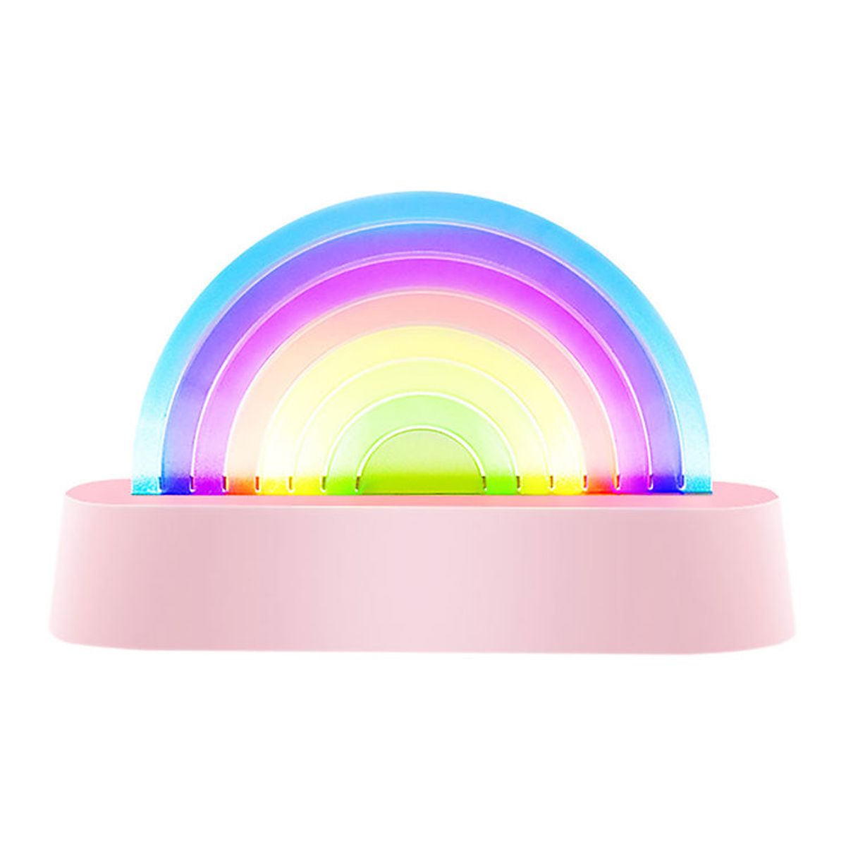 Lalarma Lampe - Dancing Rainbow - 18x11x4 cm - Rosa