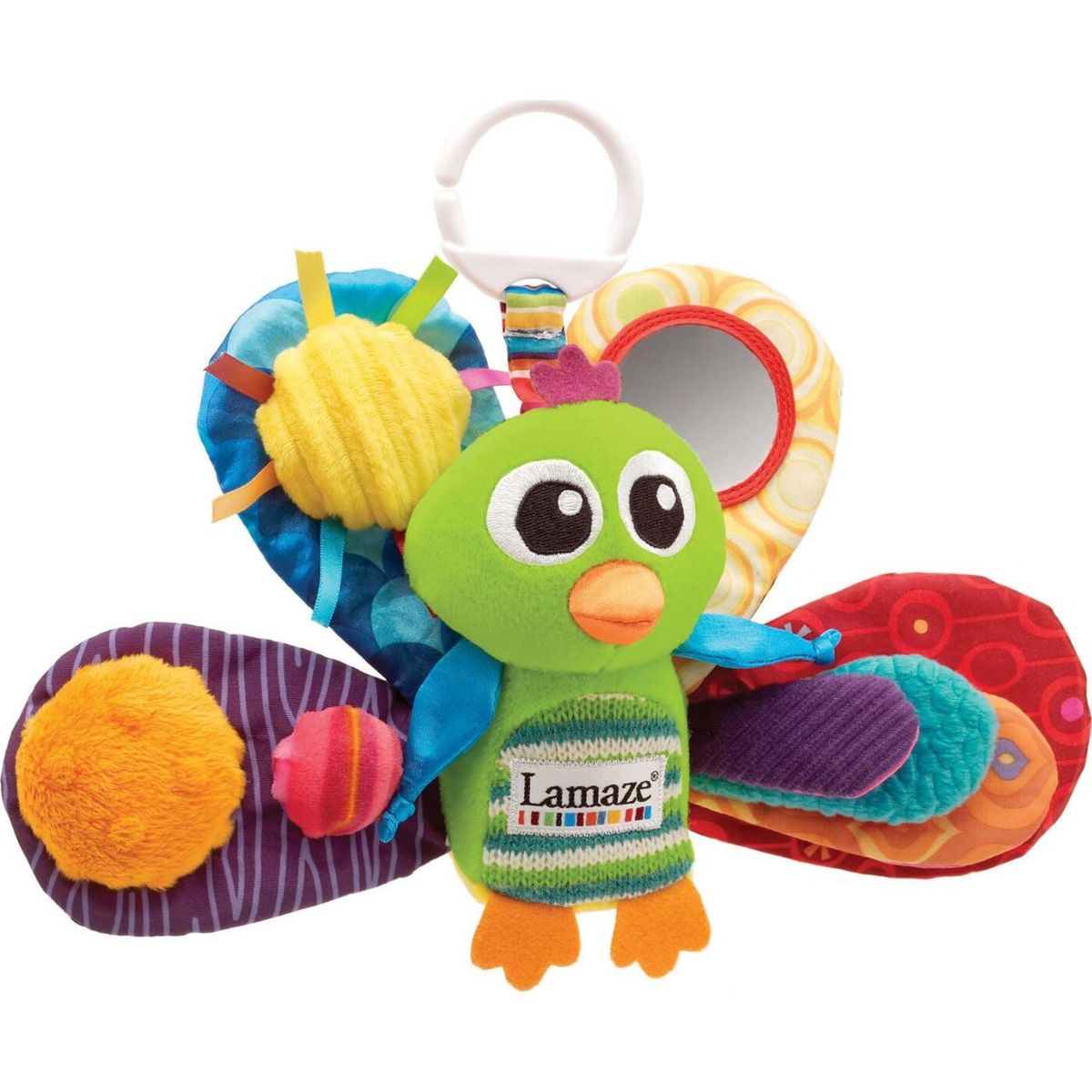 Lamaze - Baby Rangle - Påfugl