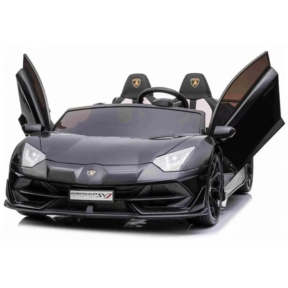 Lamborghini Aventador SJV - Sort Elbil - 6951078