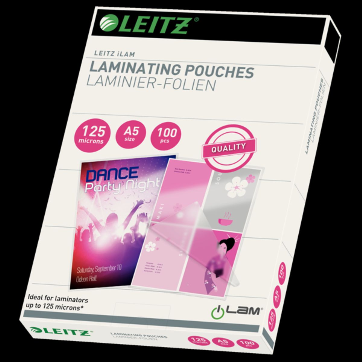 Lamineringslomme glans 125my A5 (100)