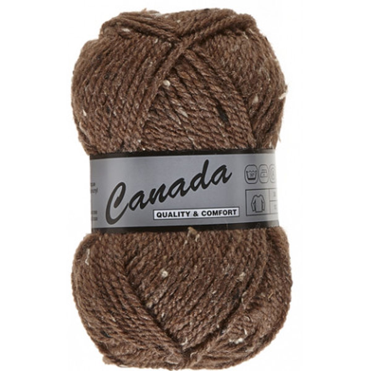 Lammy Canada Garn Mix 415 Brun/Natur