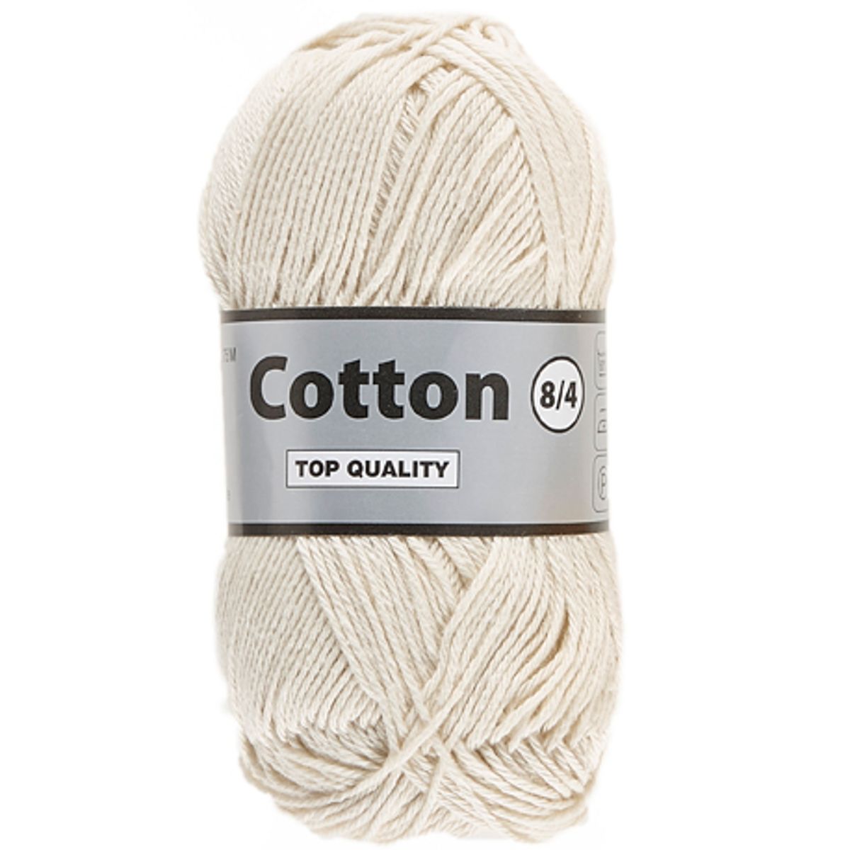 Lammy cotton 8/4, creme, 50 g, nr. 16