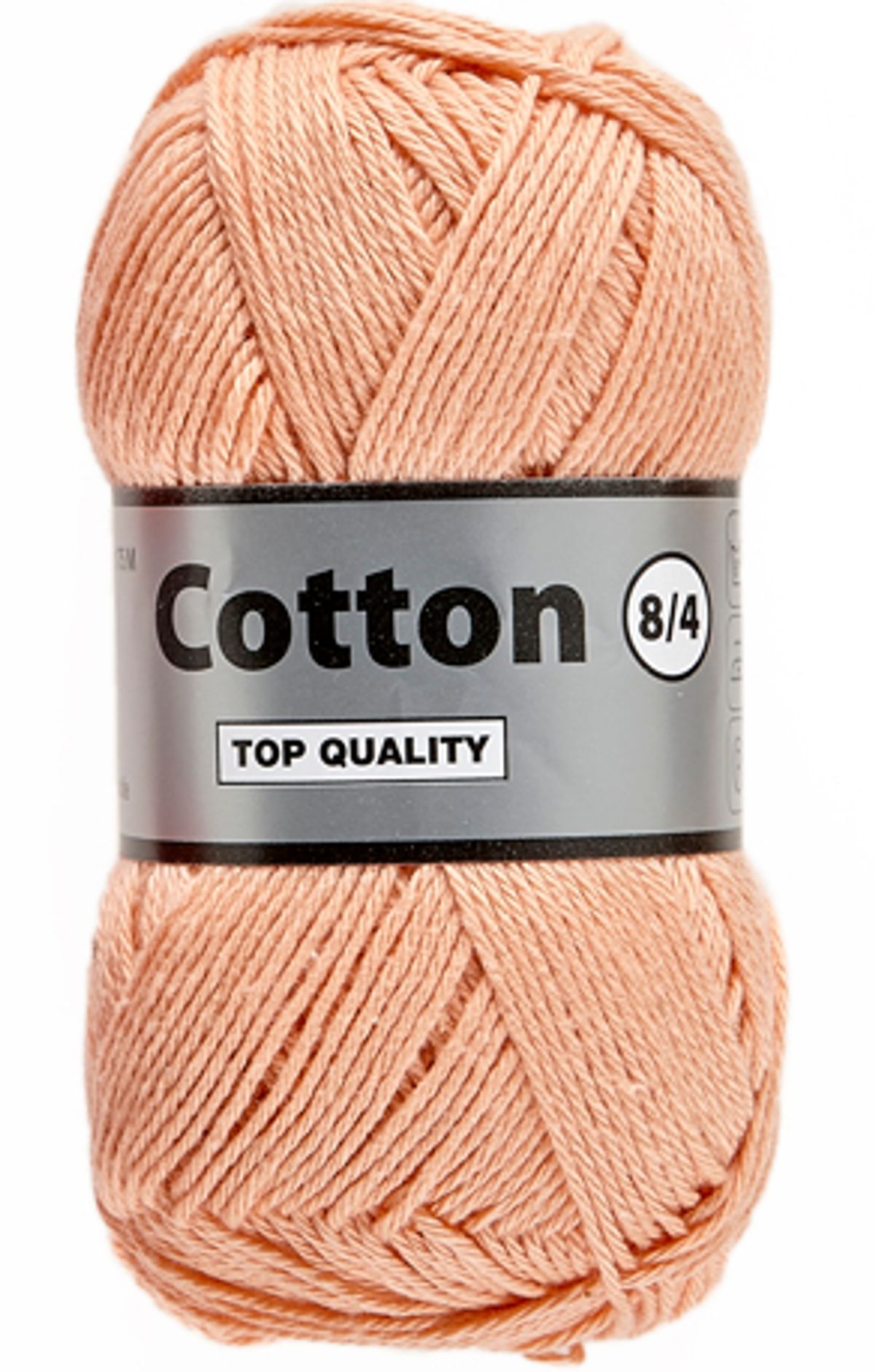 Lammy cotton 8/4, fersken, 50 g, nr. 214