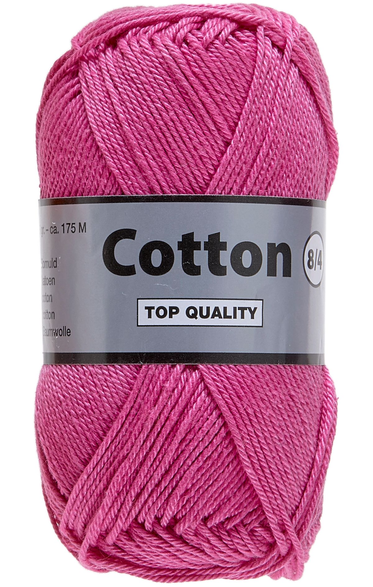 Lammy cotton 8/4, fuchsia, 50 g, nr. 14