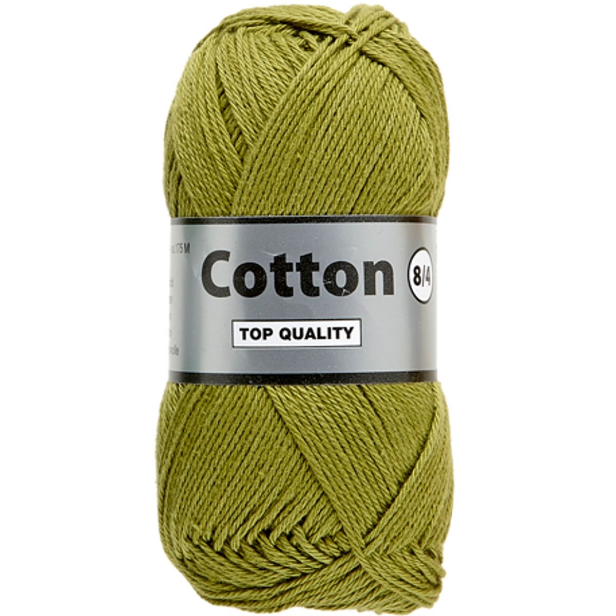 Lammy cotton 8/4, oliven, 50 g, nr. 380