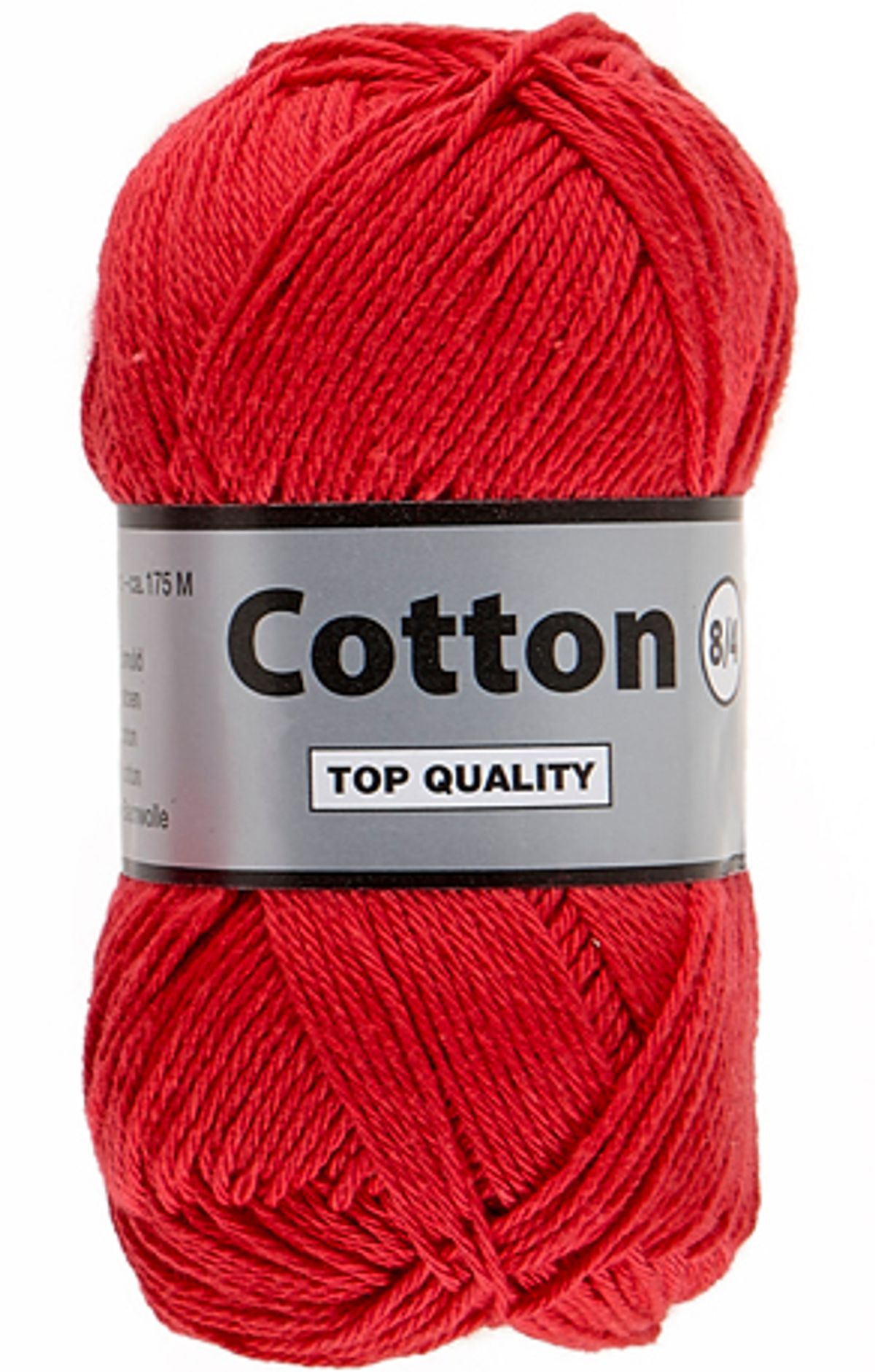 Lammy cotton 8/4, rød, 50 g, nr. 43