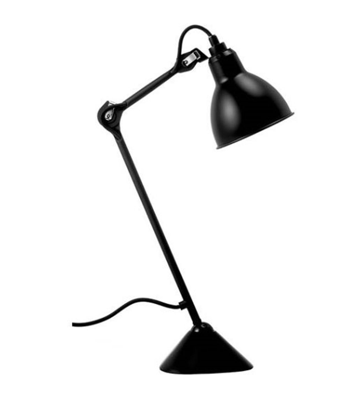 Lampe Gras No 205 bordlampe, sort