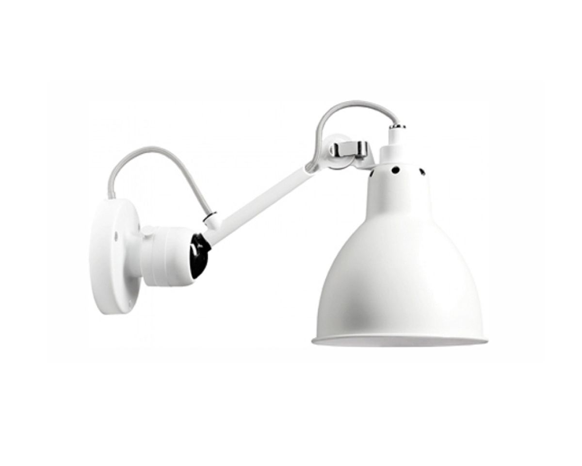 Lampe Gras No 304 Væglampe, hvid